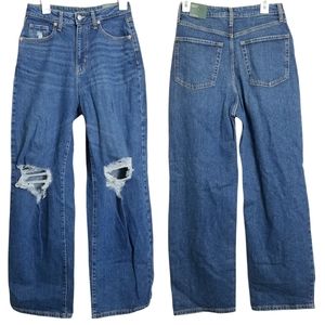 Wild Fable Highest Rise Baggy Jean Distressed 90s